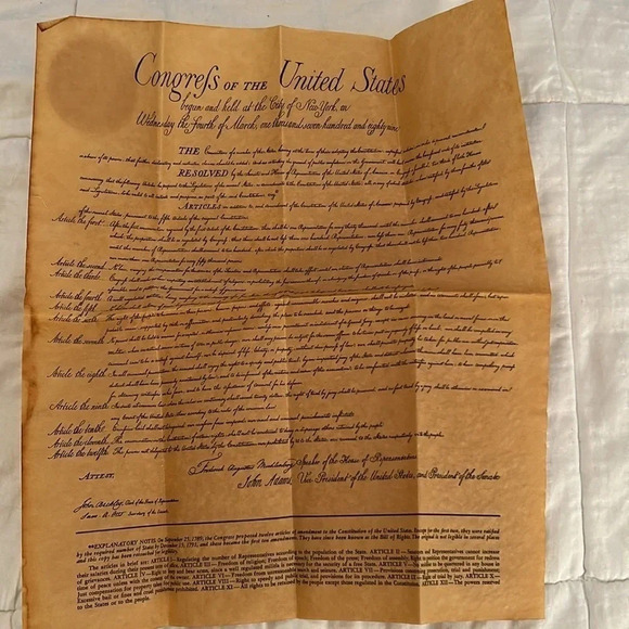 American founding document replicas - Picture 4 of 7